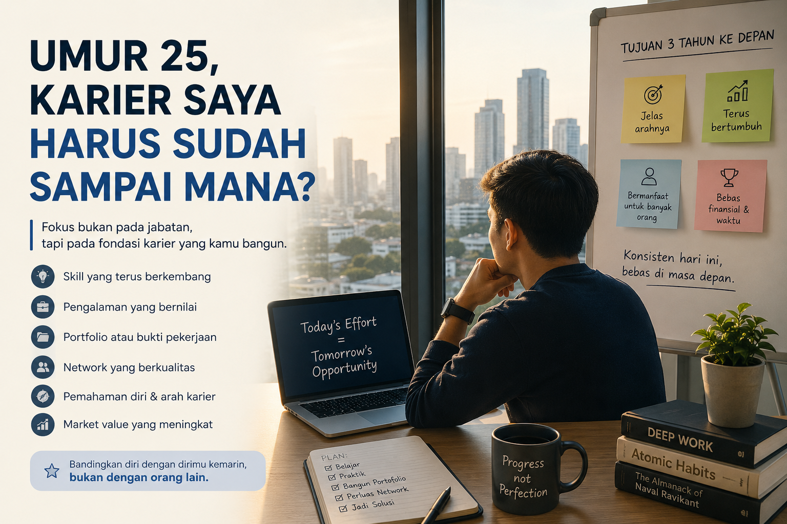 Umur 25 tahun, Karier Saya Harus Sudah Sampai Mana?